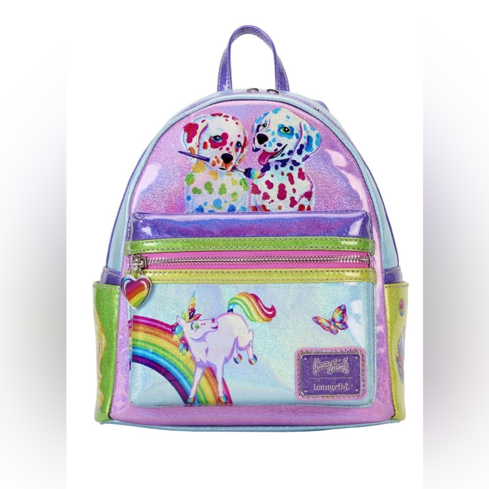 Lisa Frank Loungefly Color Block Mini Backpack